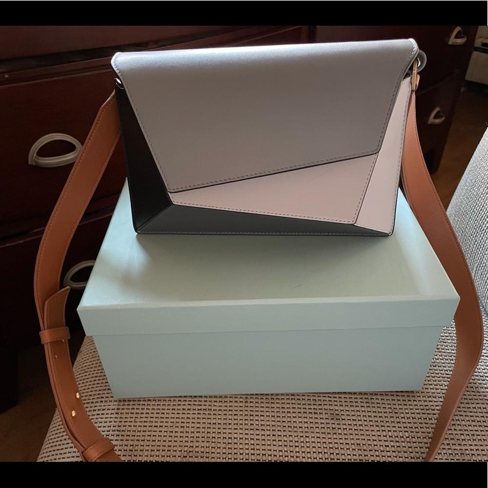 Mlouye Naomi Shoulder Bag in Black/Grey